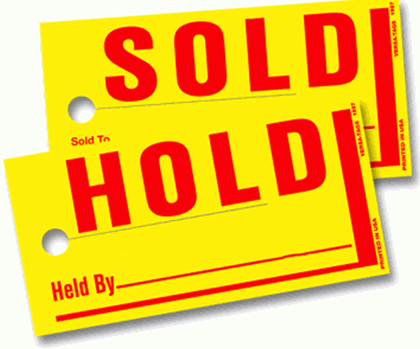 Hold-Sold Tags