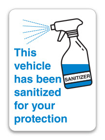 "Sanitized" - Sticker