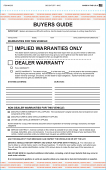 Buyers Guide Implied Warranty