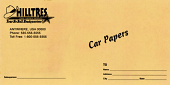 License Plate Envelopes - Custom