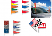 Vehicle Antenna Flags
